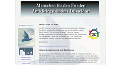 Desktop Screenshot of antikriegsbuendnis-duesseldorf.de